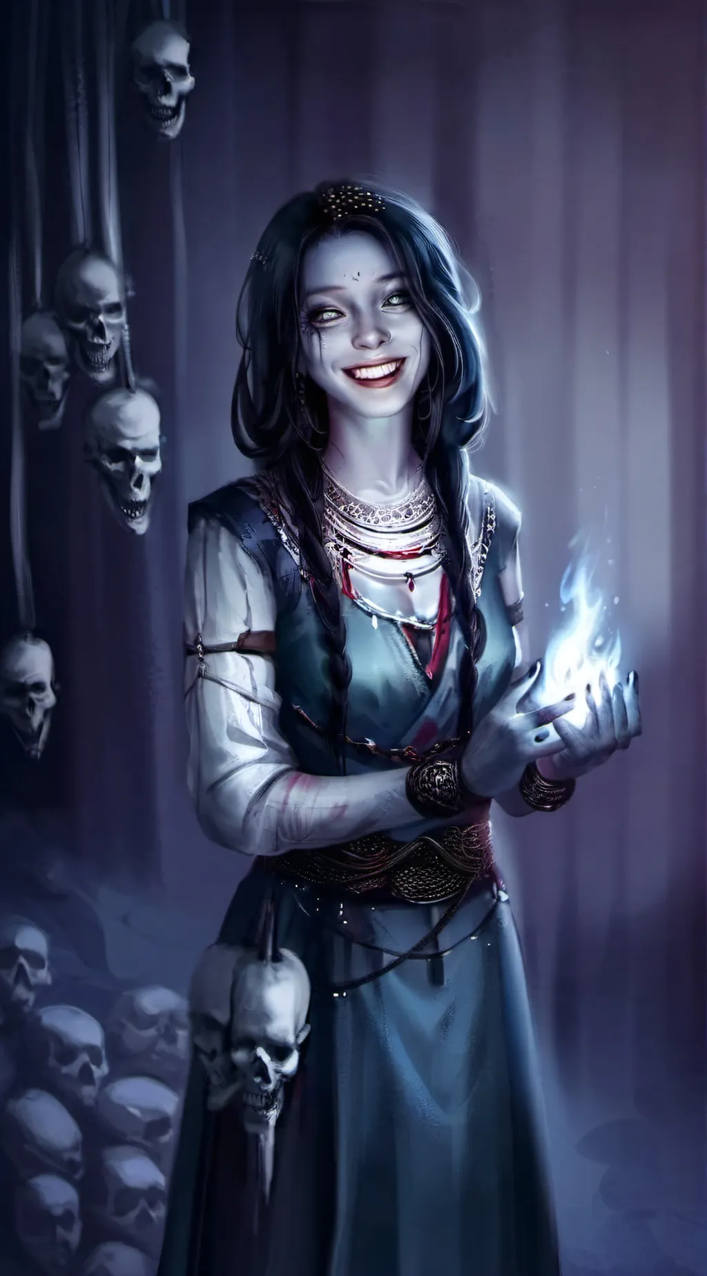 ai character: The Spirit (DBD)  background