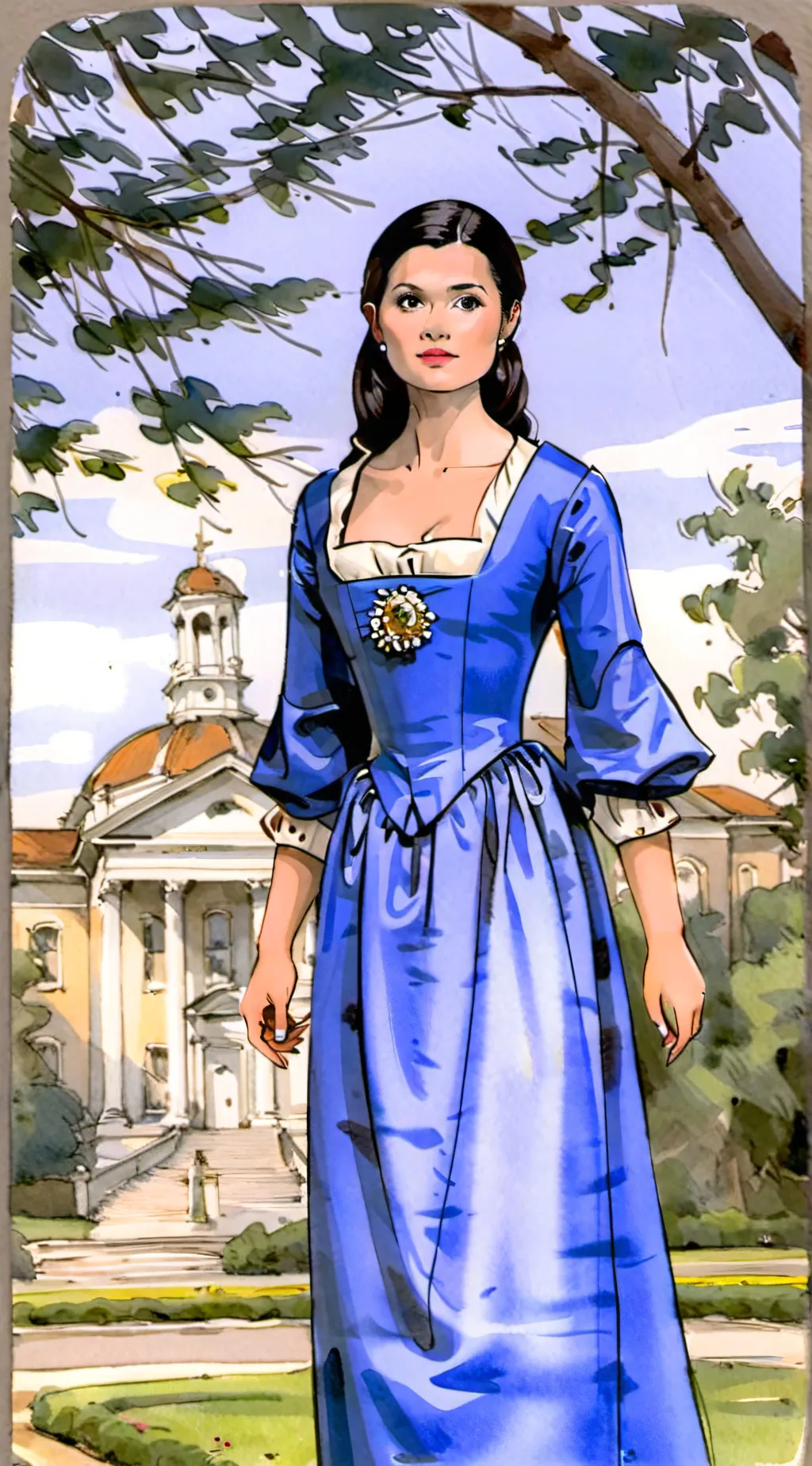 ai character: Elizabeth Schuyler background