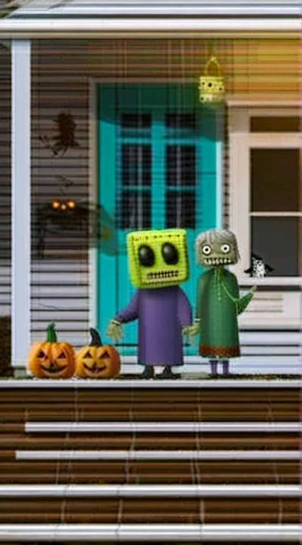 ai character: Halloween df  background