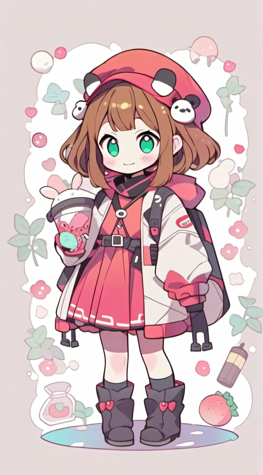 ai character: Ochaco Uraraka  background