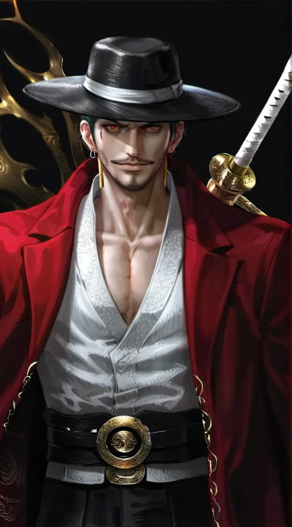 ai character: Ezra Flameheart background