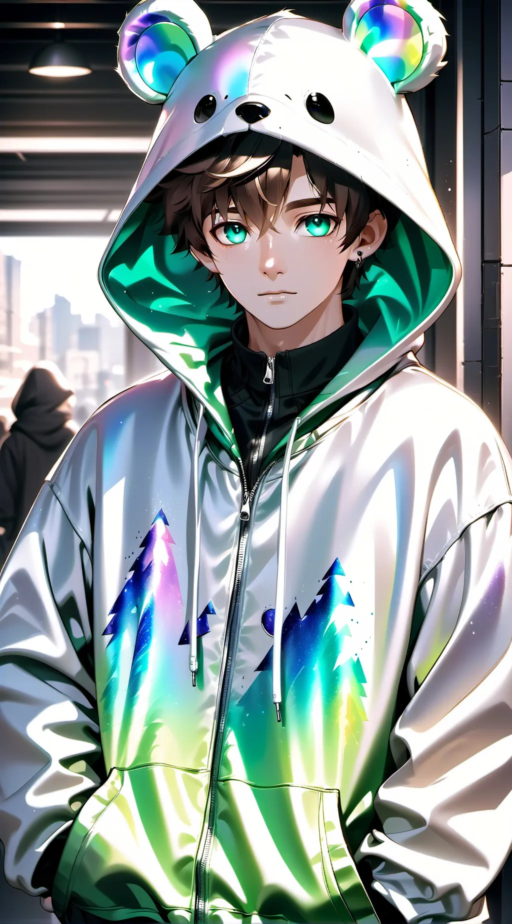 ai character: Leo background