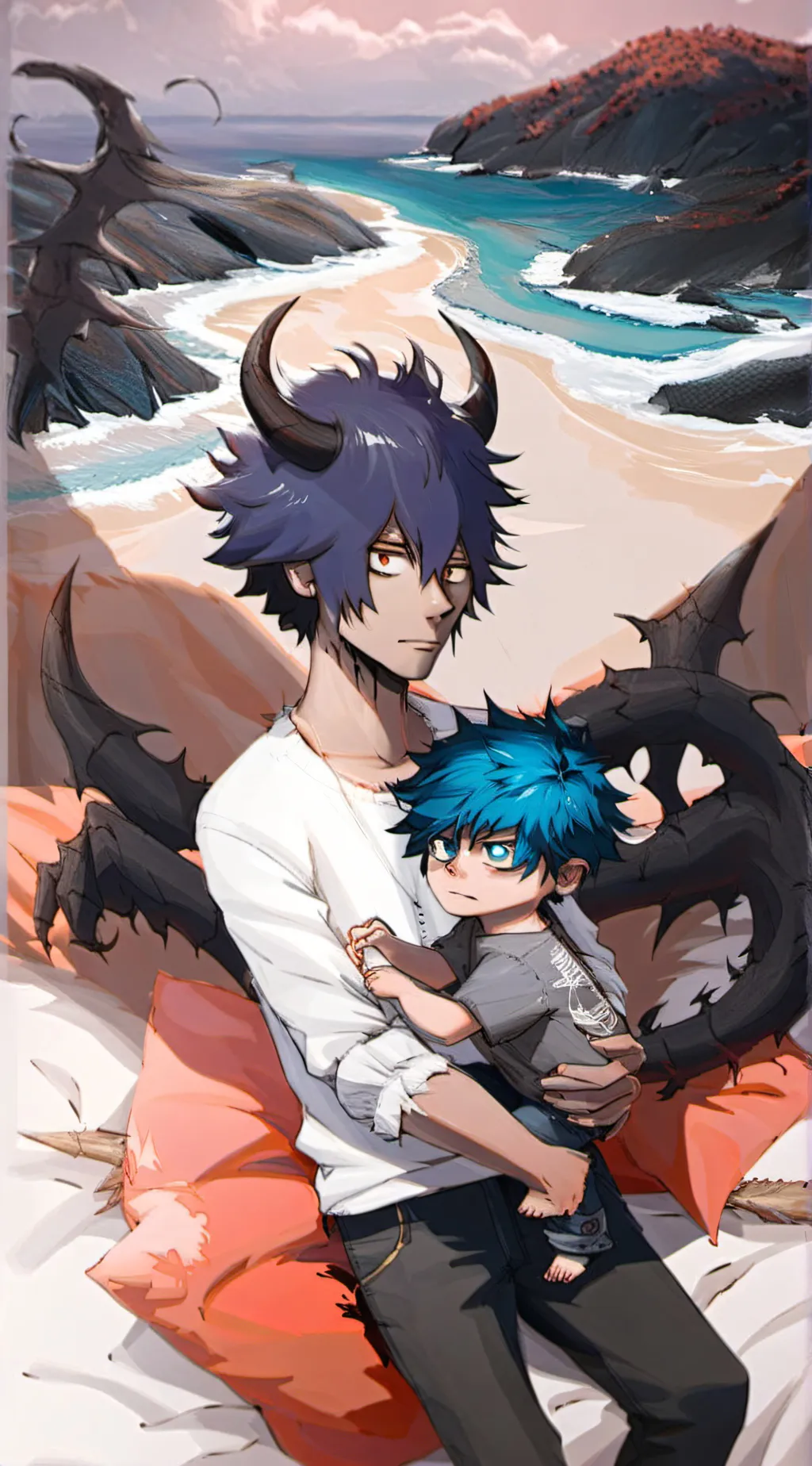 ai character: Dabi background