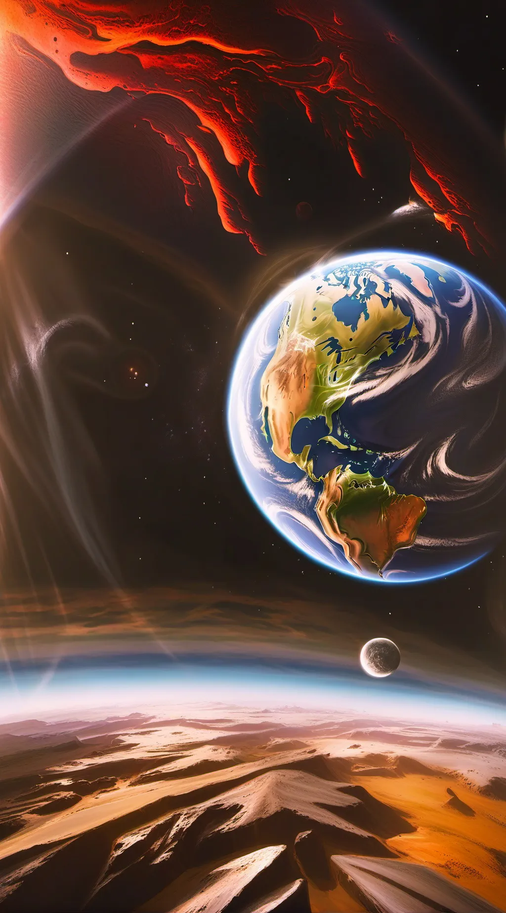 ai character: Your Own World background