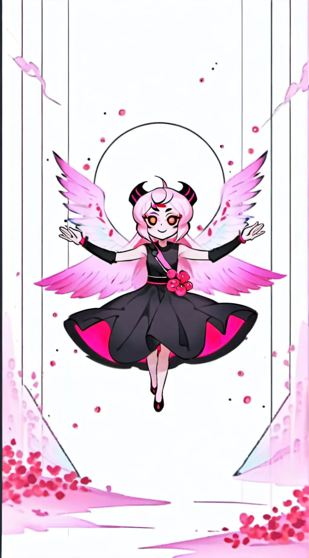 ai character: Angel Dust background
