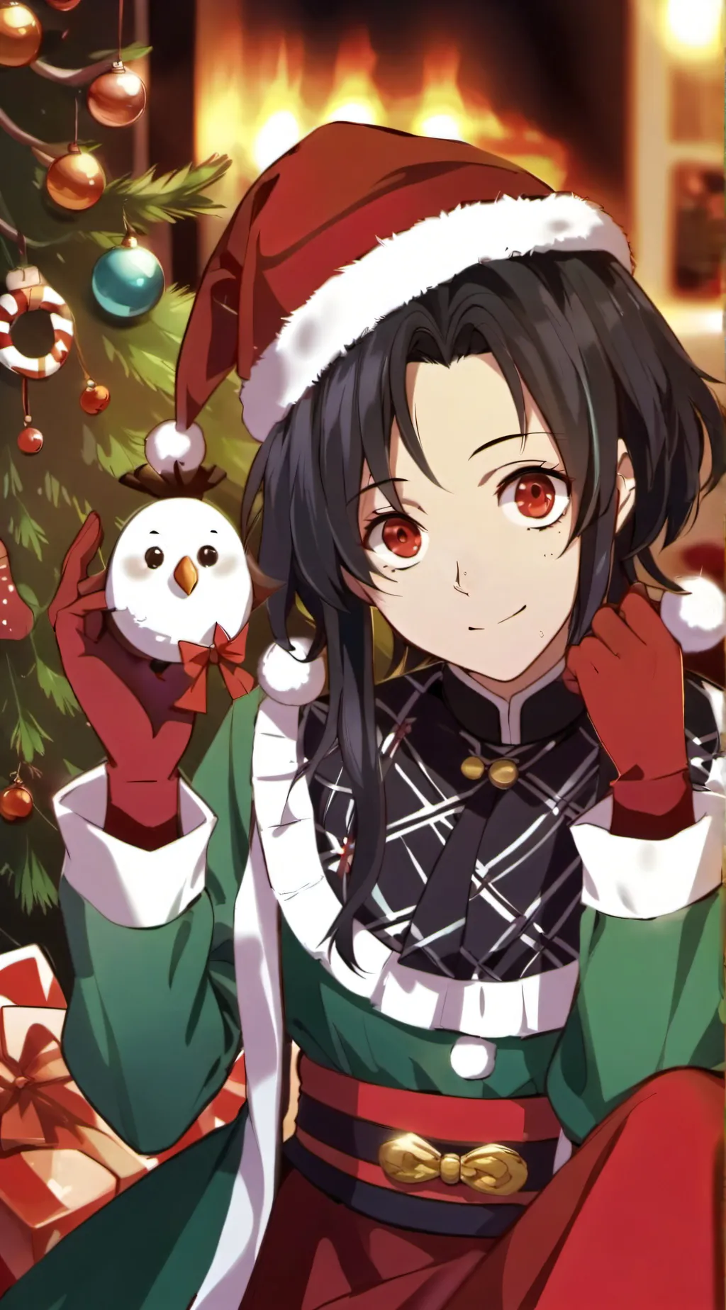 ai character: Mitsuri  background