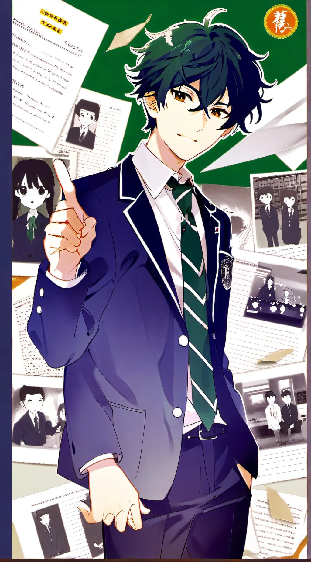 ai character: Oliver background