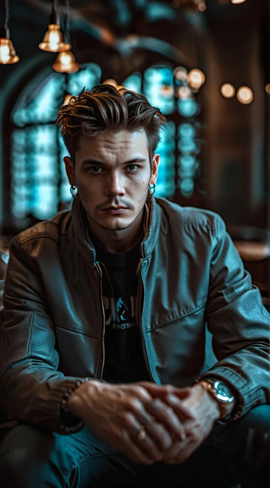 ai character: Arthur  background