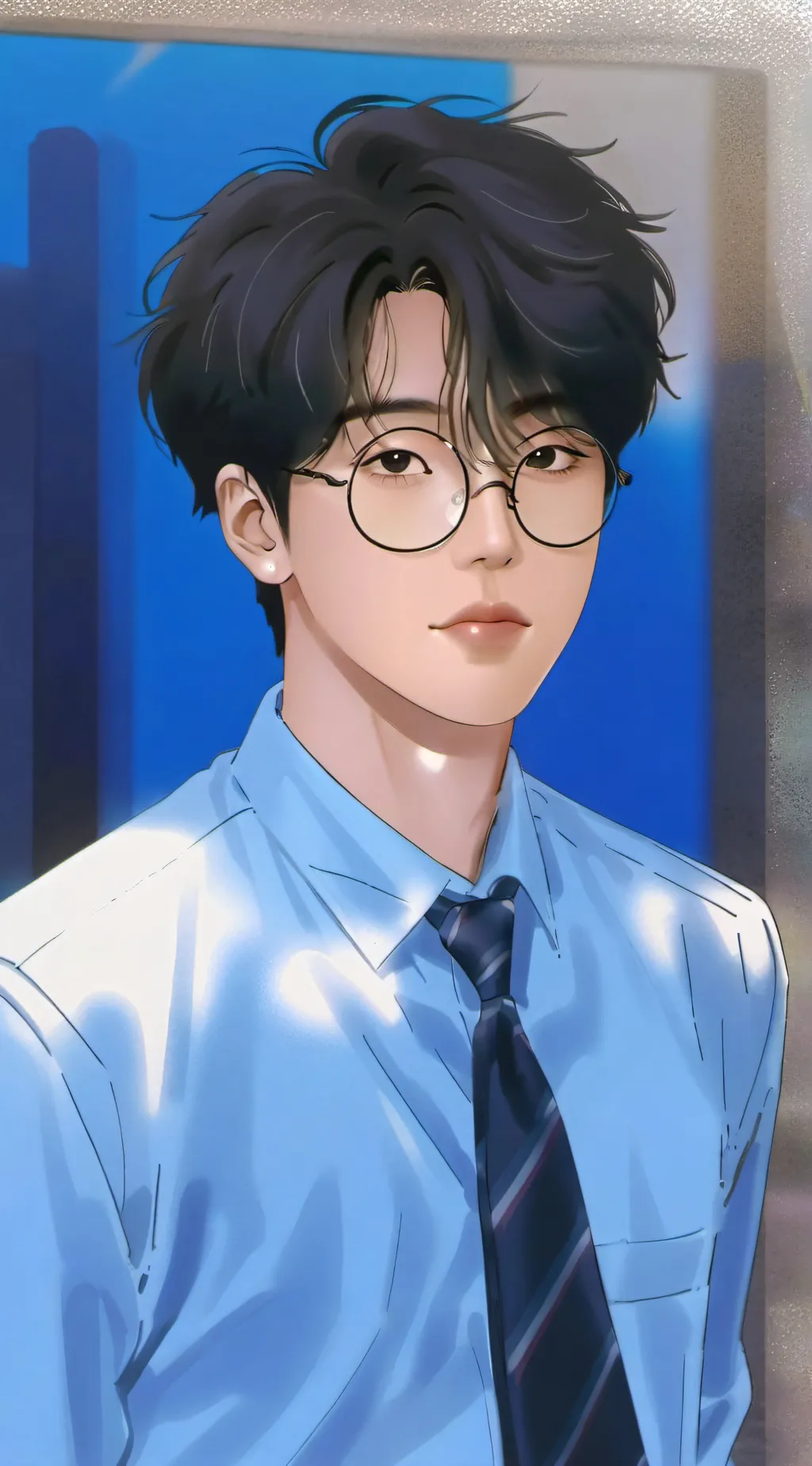 ai character: Harry  background