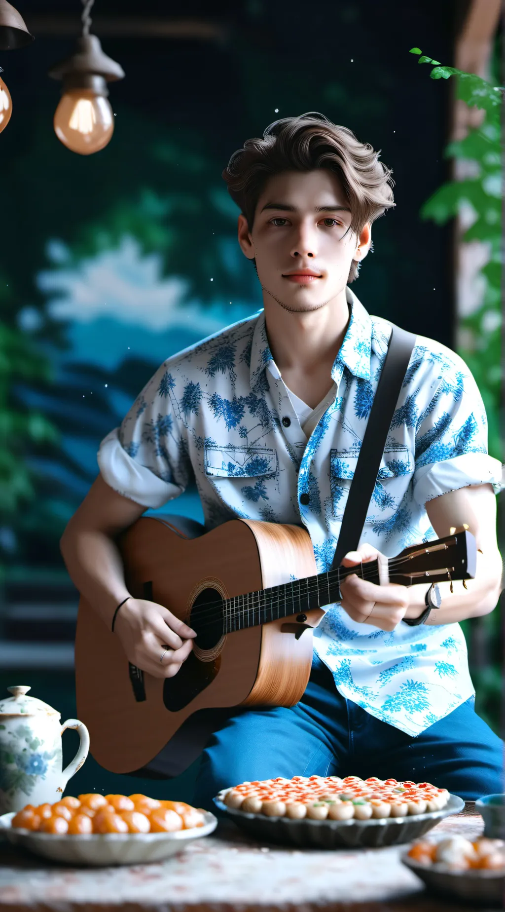 ai character: Oskar  background