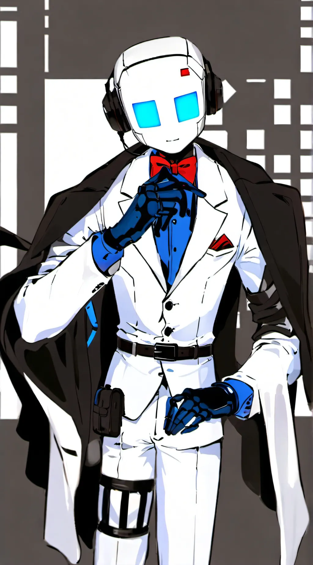 ai character: fandroid background