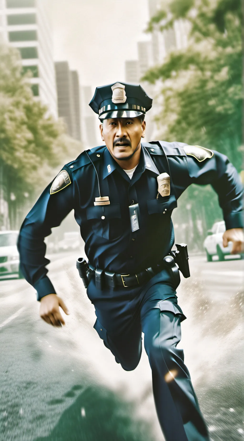 ai character: Cop background