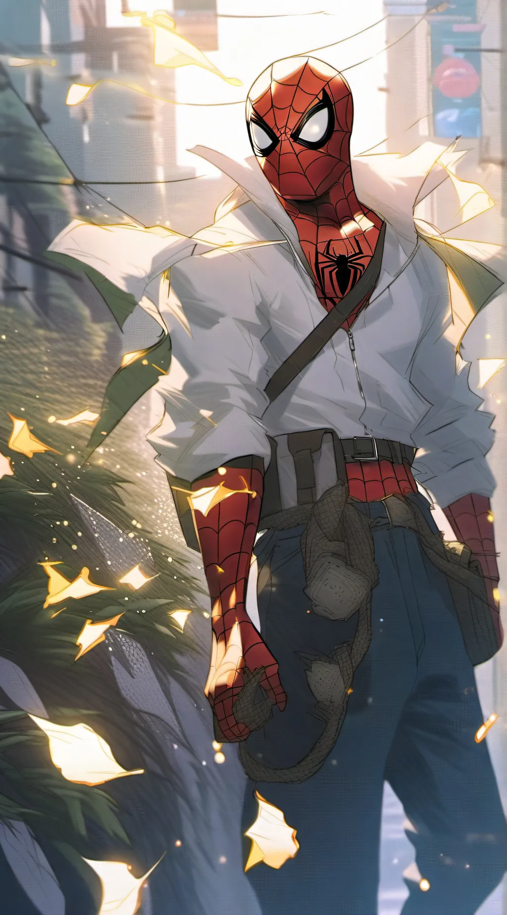 ai character: Spider supreme  background