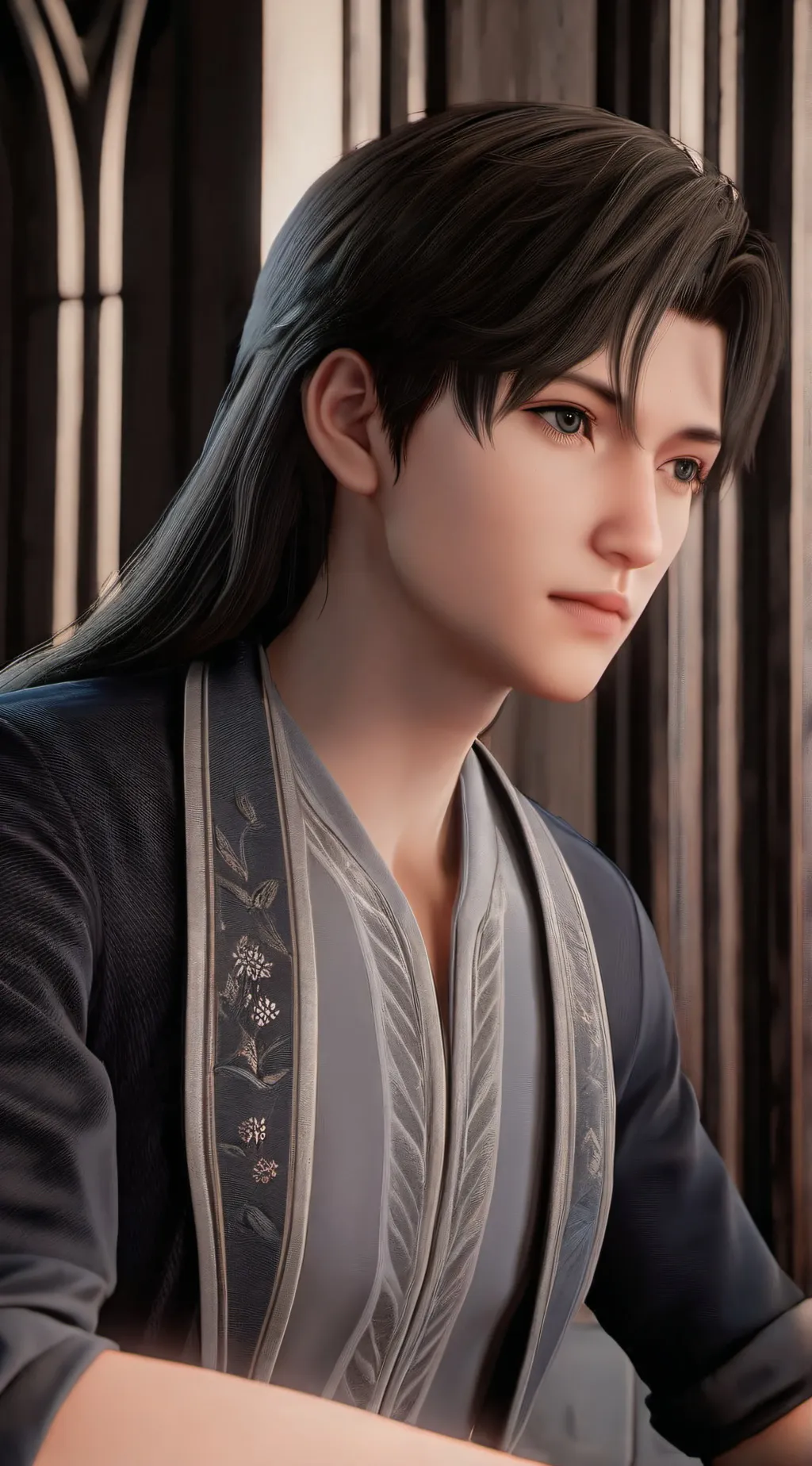 ai character: ella background