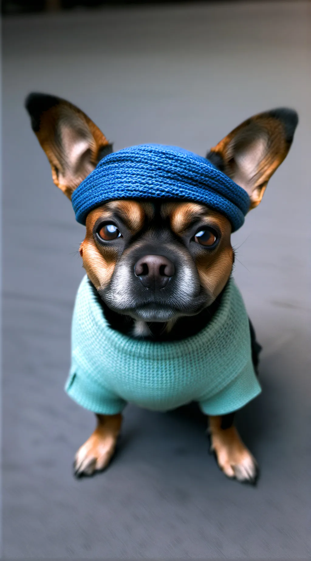 ai character: dog background