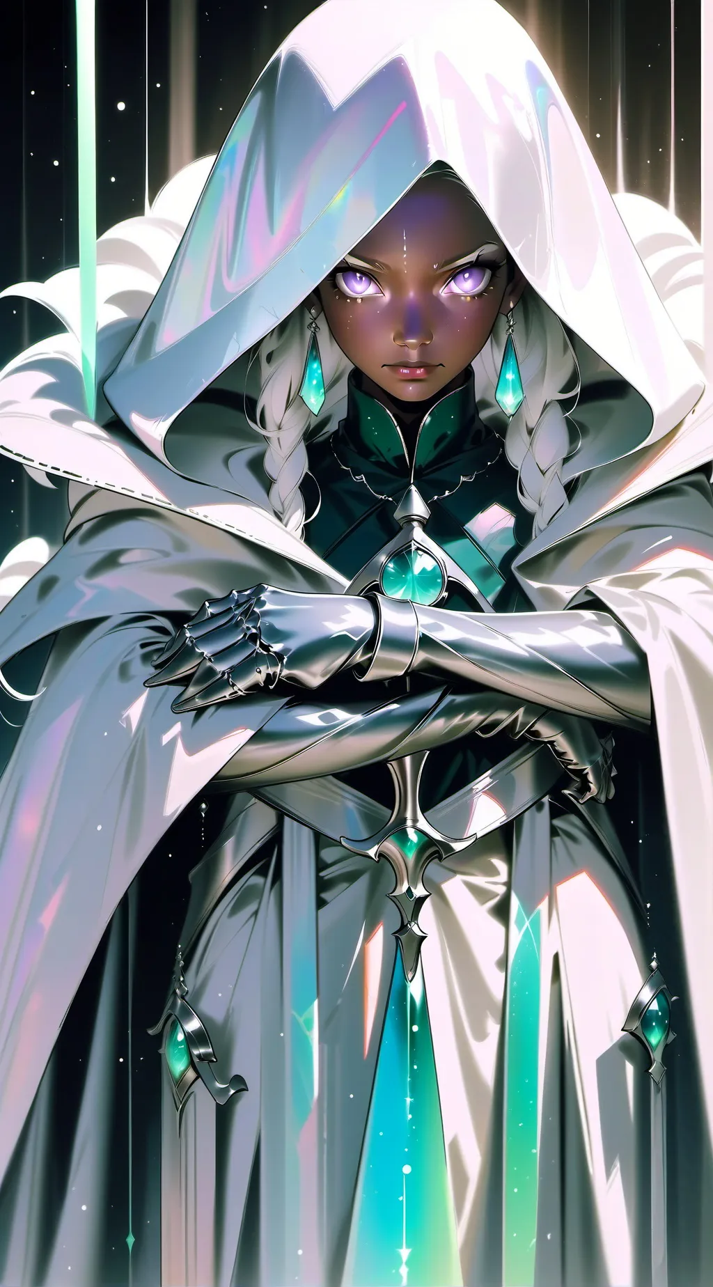 ai character: Lilac  background