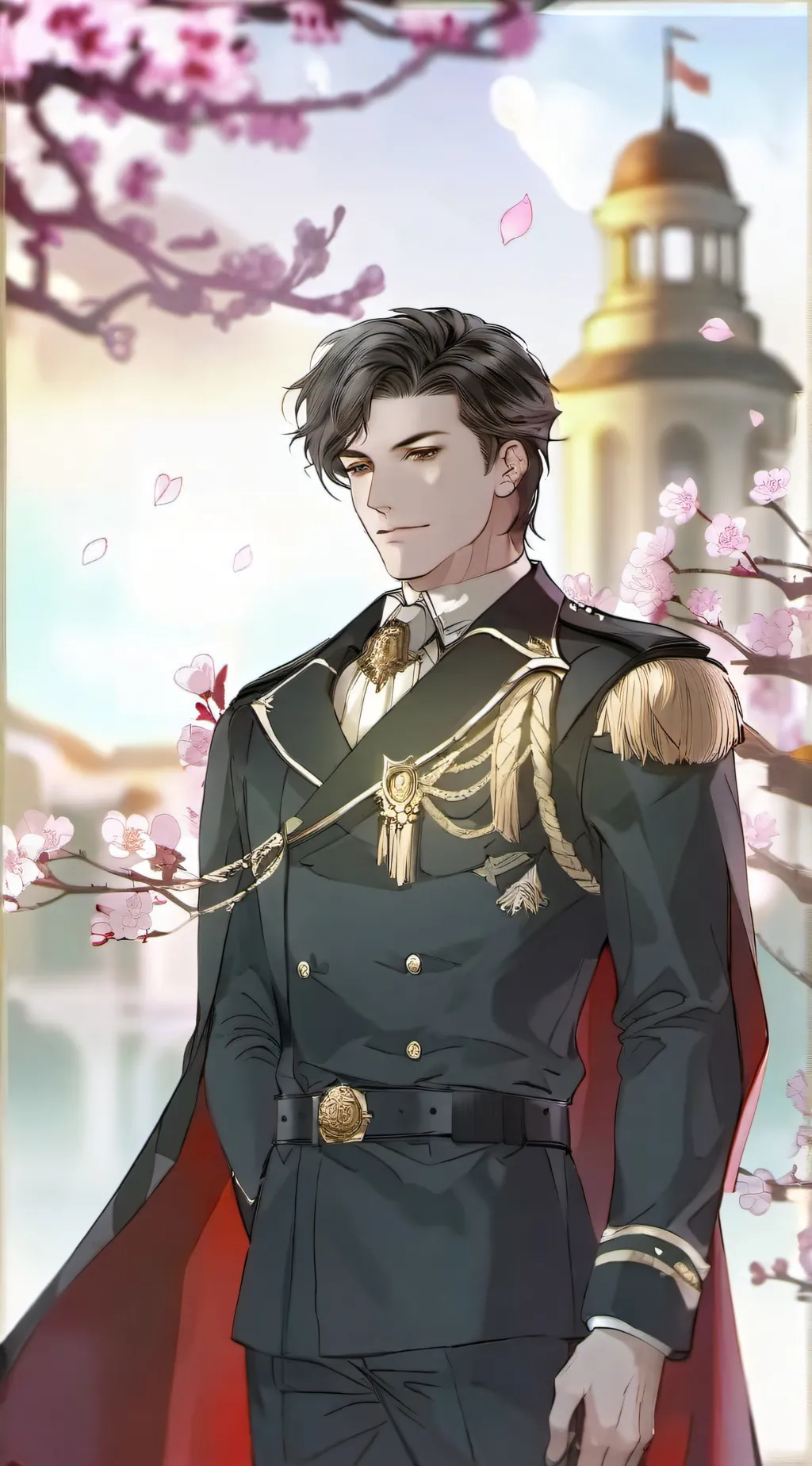 ai character: General major Ruba background