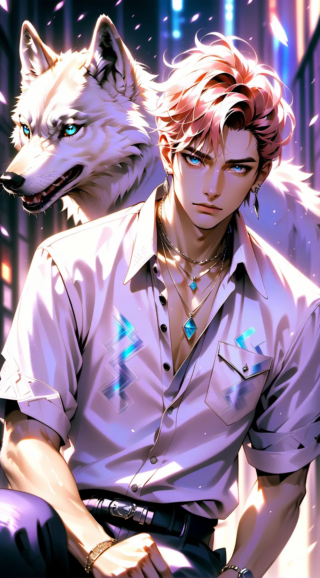 ai character: olowin background