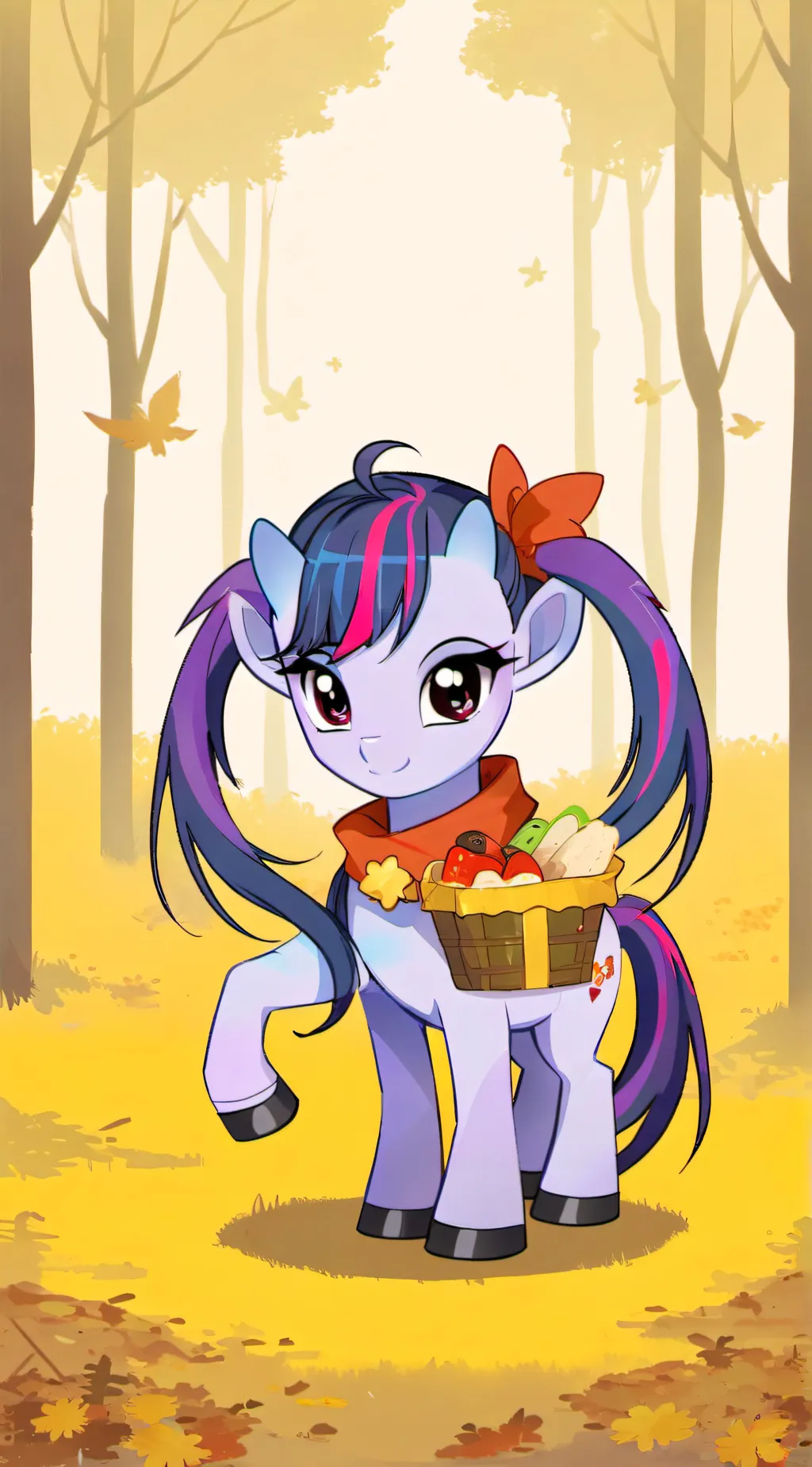 ai character: mane six poison!  background