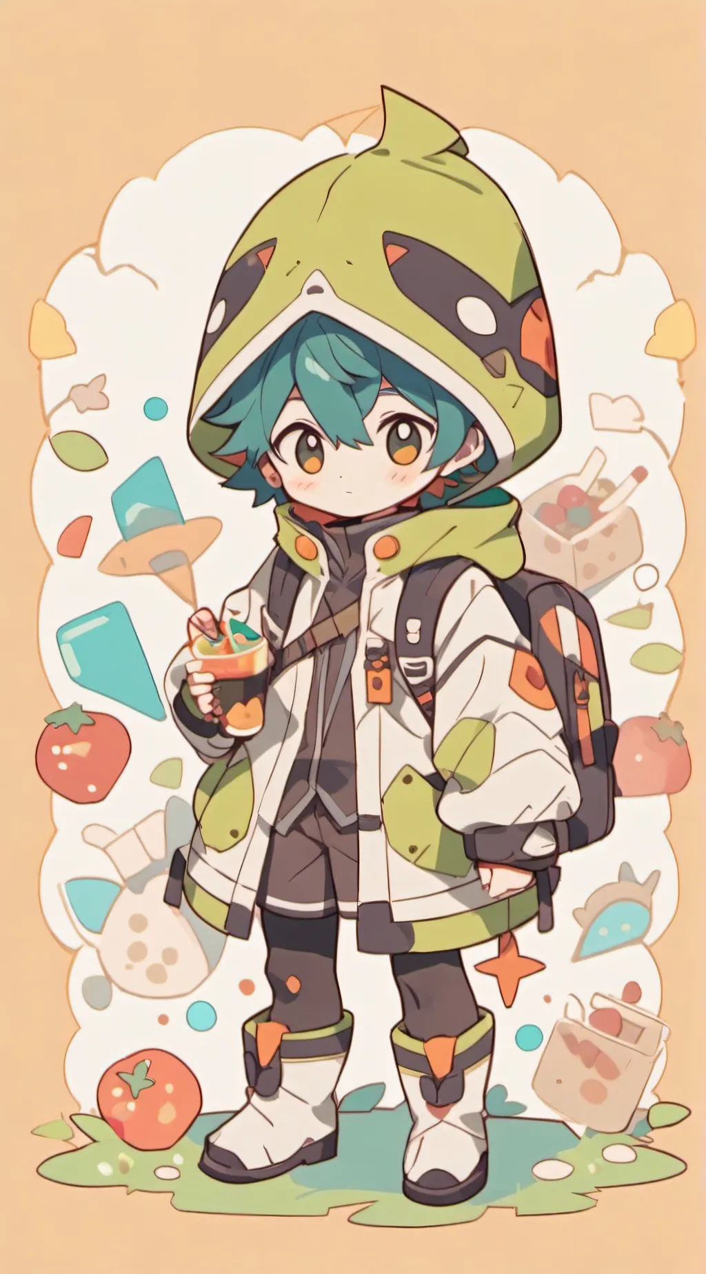 ai character: Izuku Midoriya  background