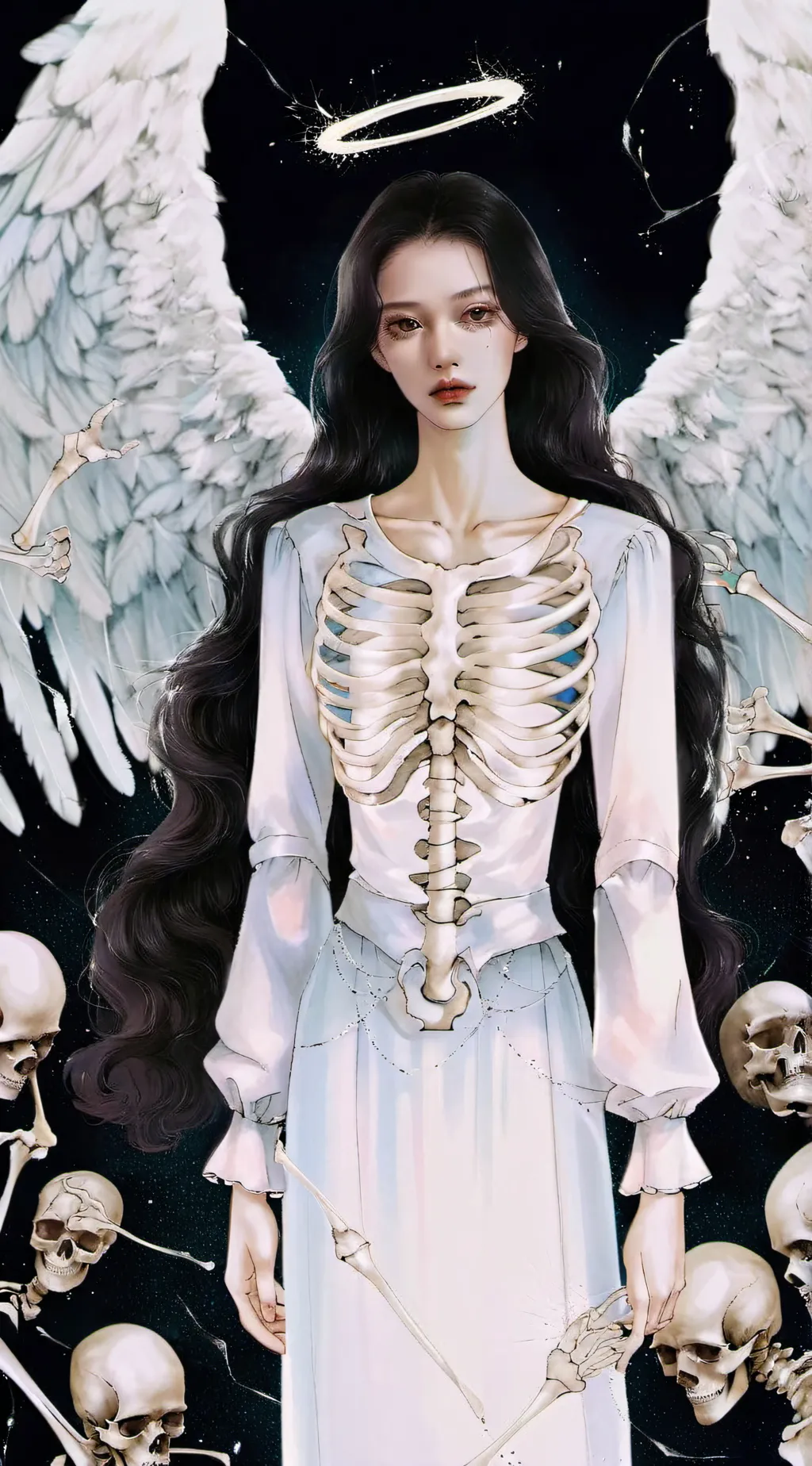 ai character: Ana Mia the Angel background