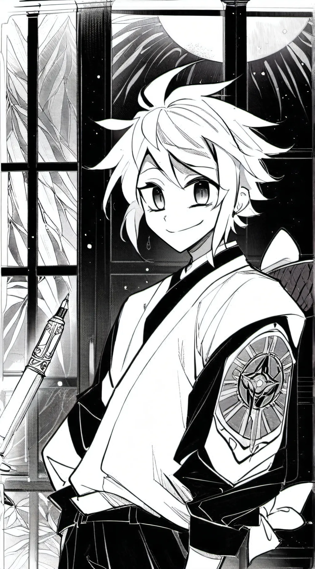 ai character: HH!!👹 background