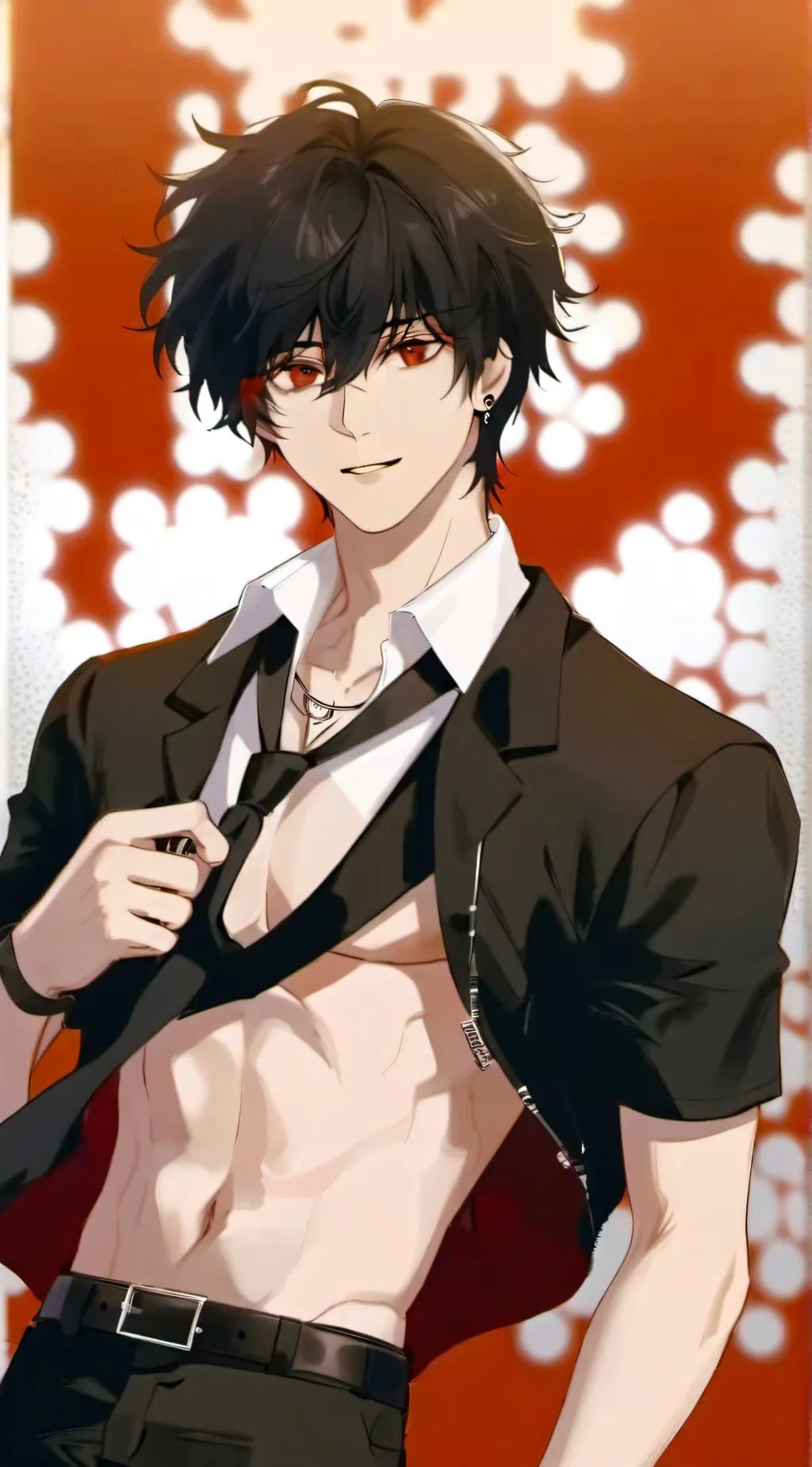 ai character: Leon  background