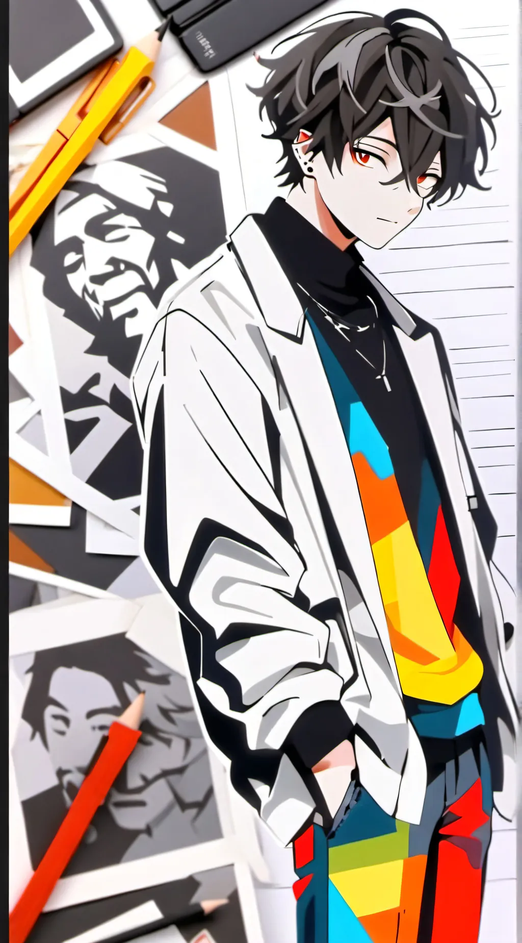 ai character: the manni show background