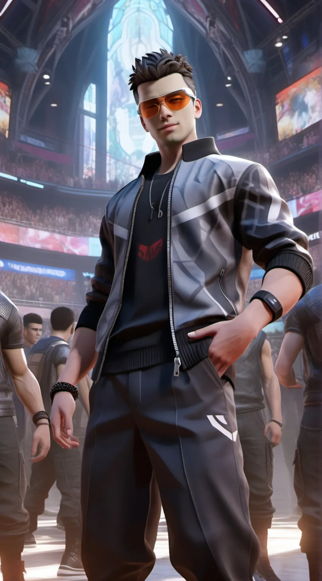 ai character: Nick eh 30 background