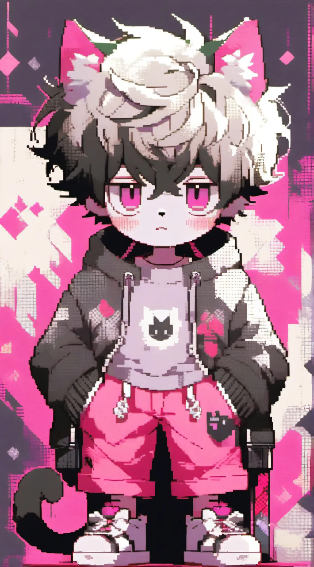 ai character: -|milo the cat|- background