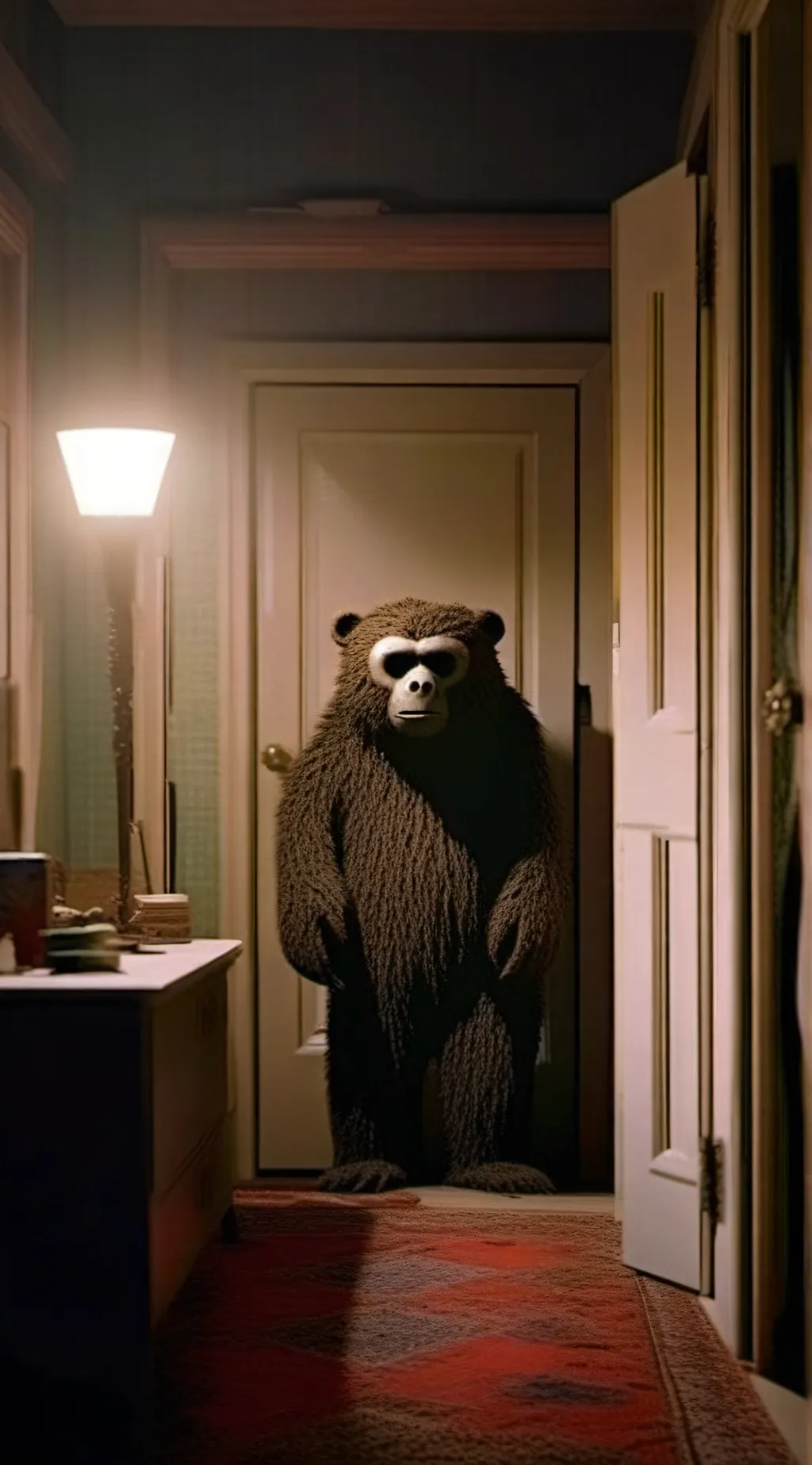 ai character: monkey mainiac background