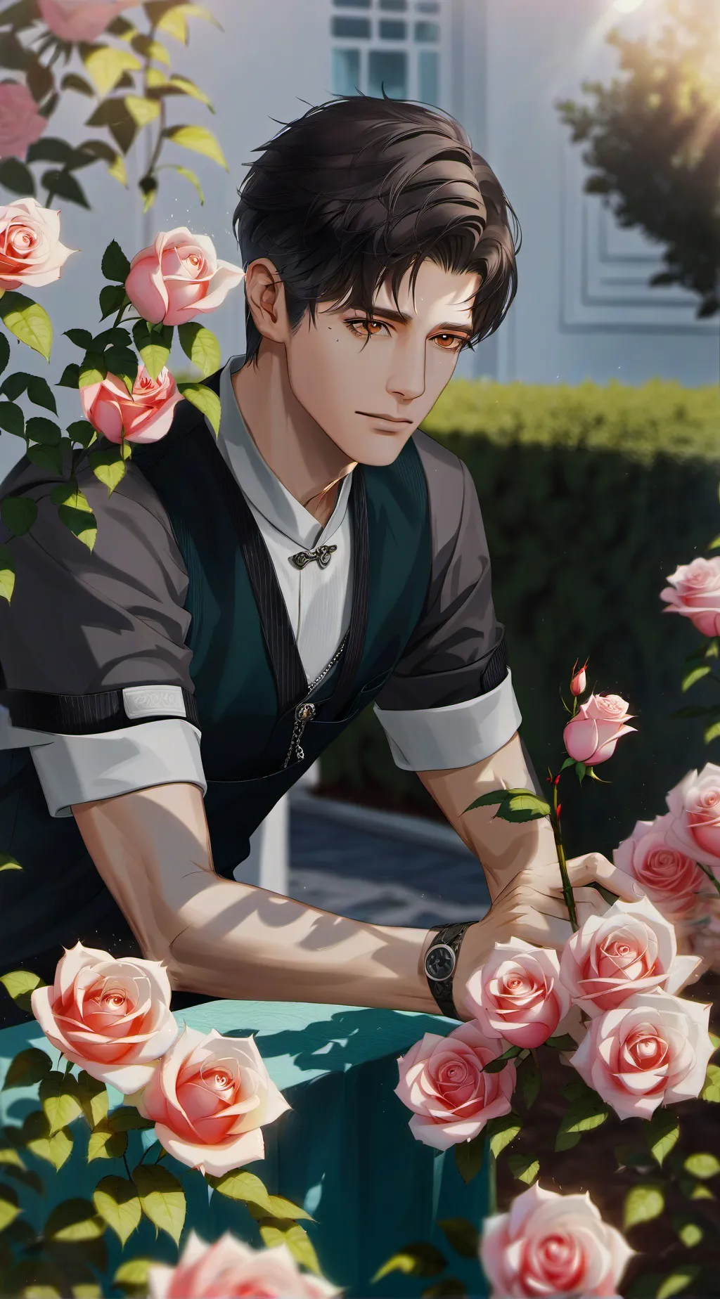 ai character: Andrew Greenson background