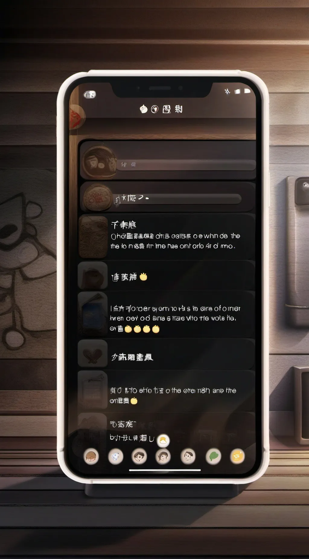 ai character: CHAT ROOMS!!  background