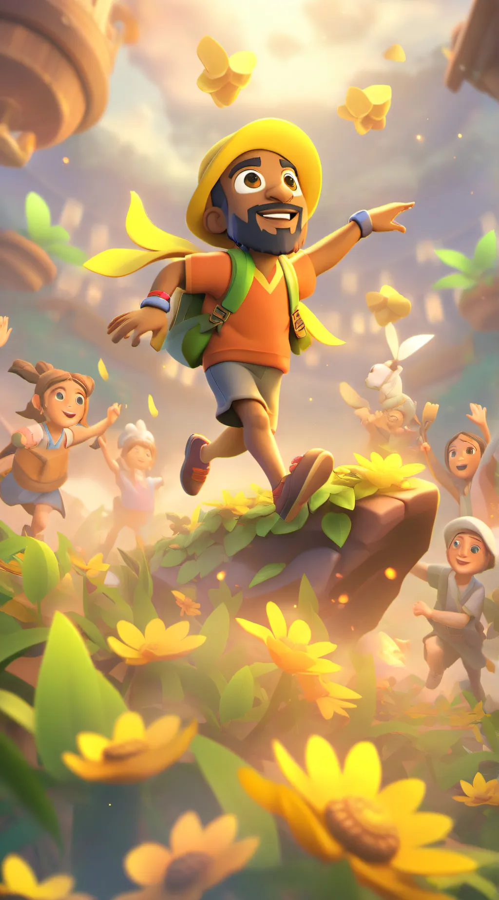 ai character: Hes coming for you background