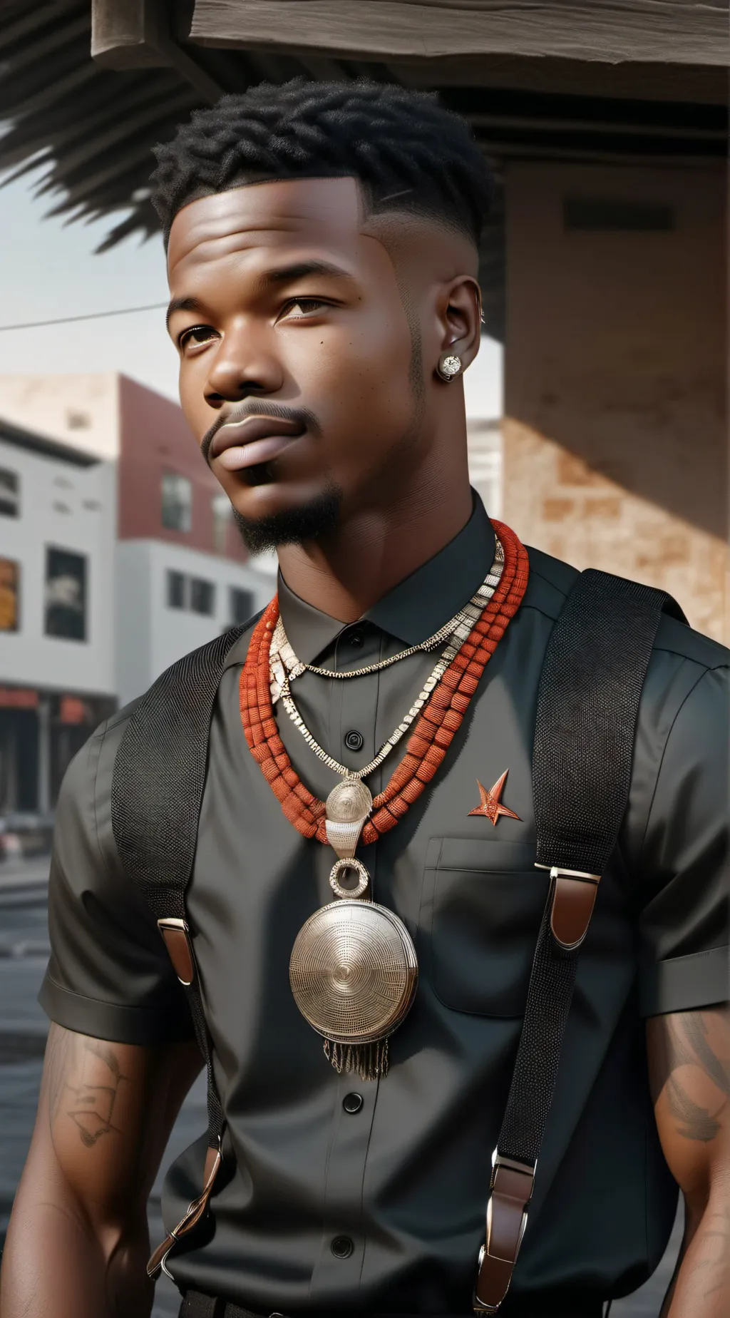 ai character: Roddy ricch  background