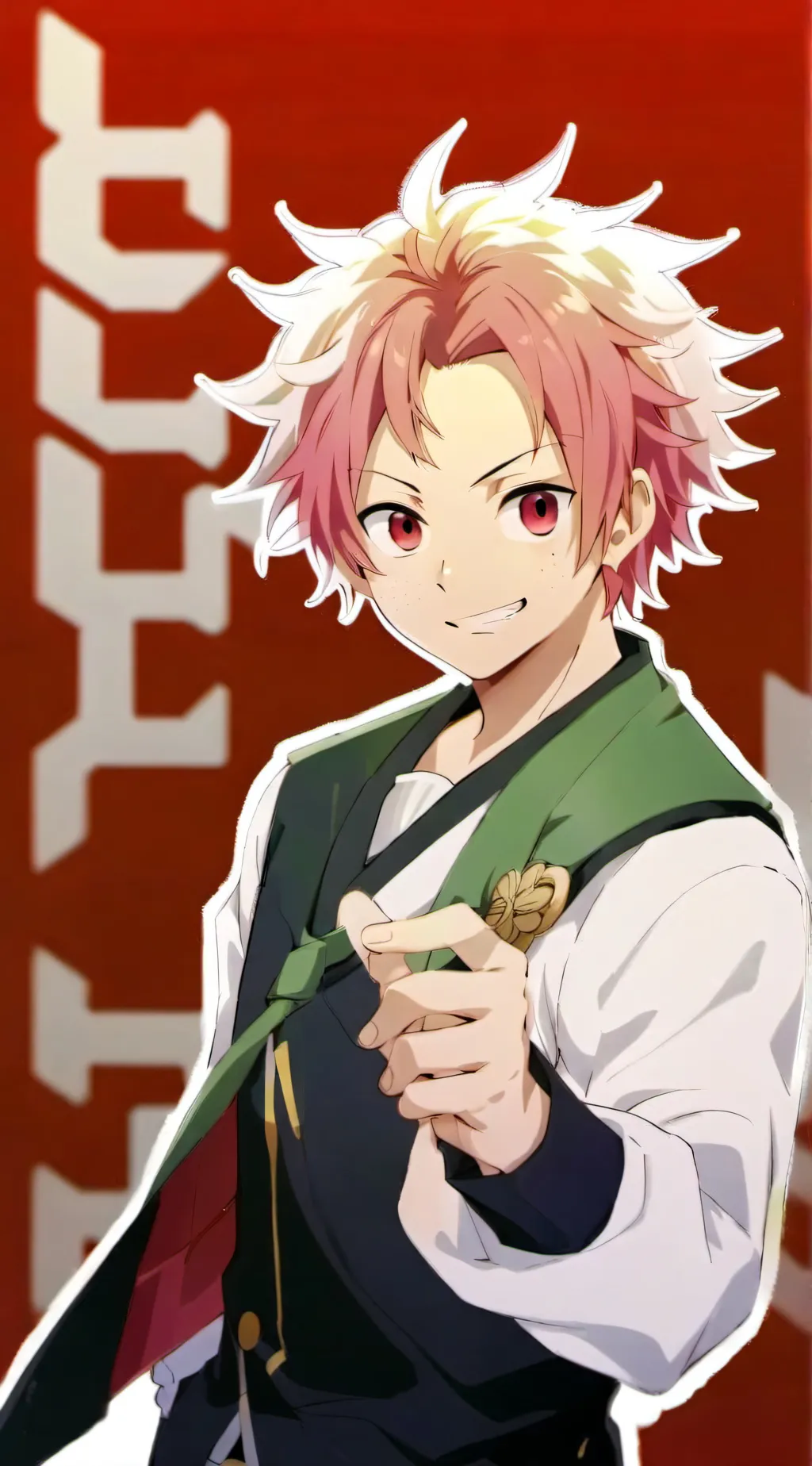 ai character: MHA ghost background