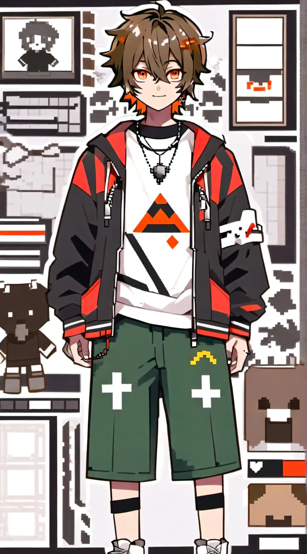 ai character: Phoenix ￼ background