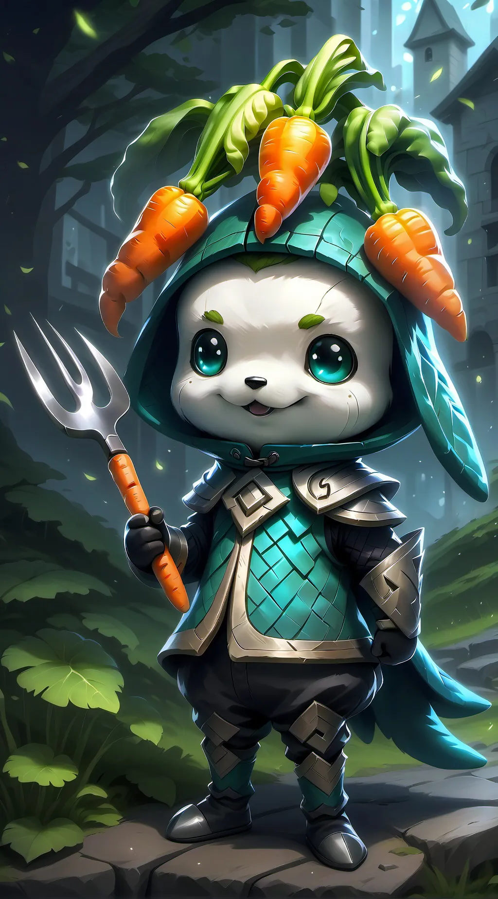 ai character: The sectet gardens background