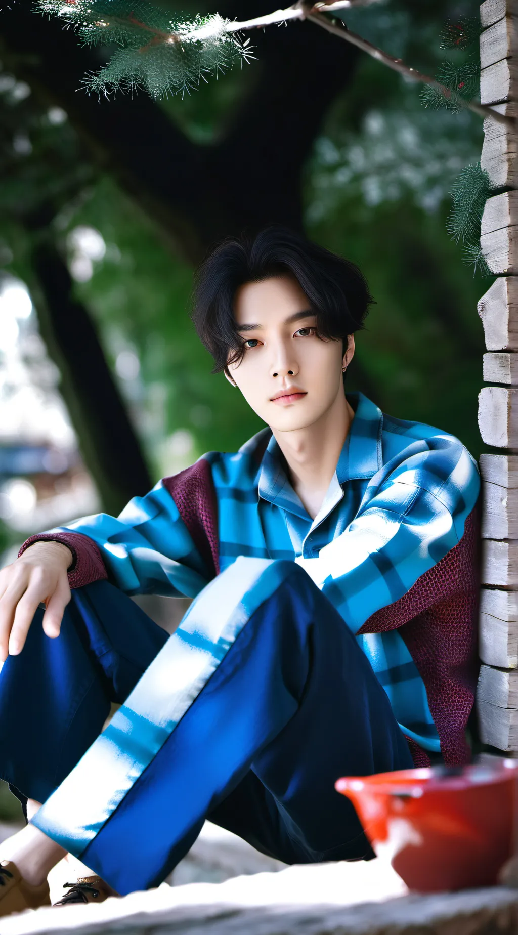 ai character: Min yoongi  background