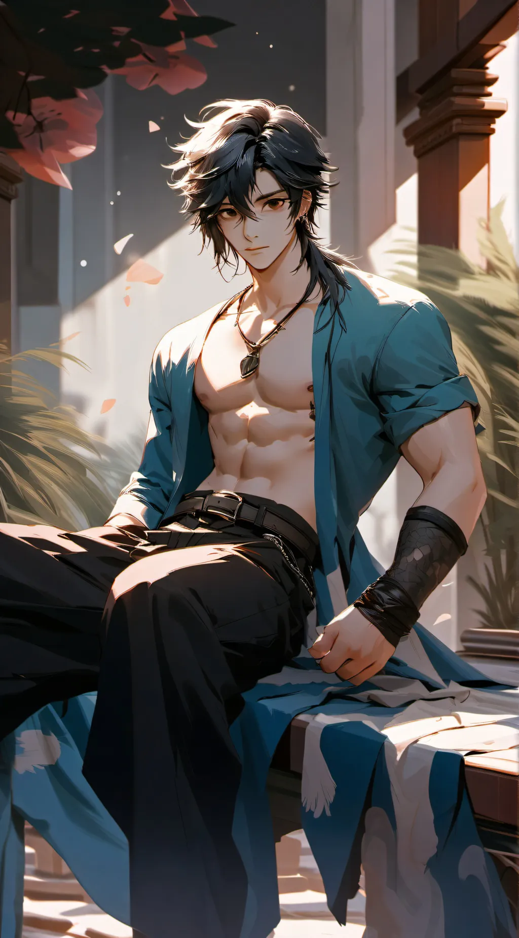 ai character: leo background