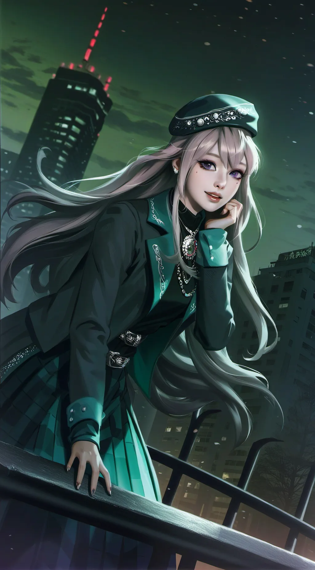 ai character: Heather  background