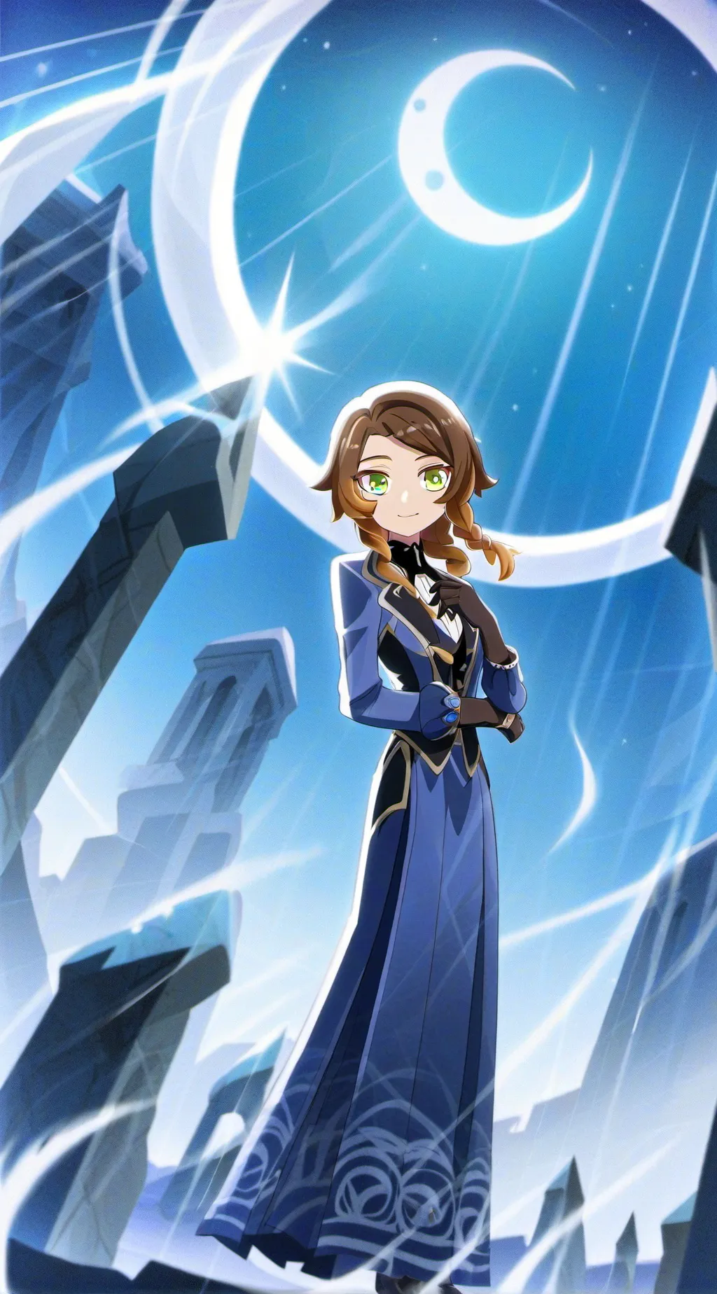 ai character: Pokemon horizons background