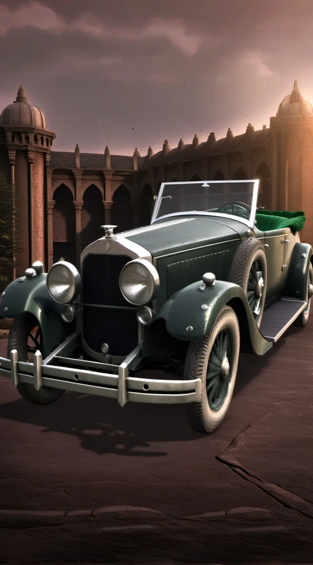 ai character: Slytherin trippp background