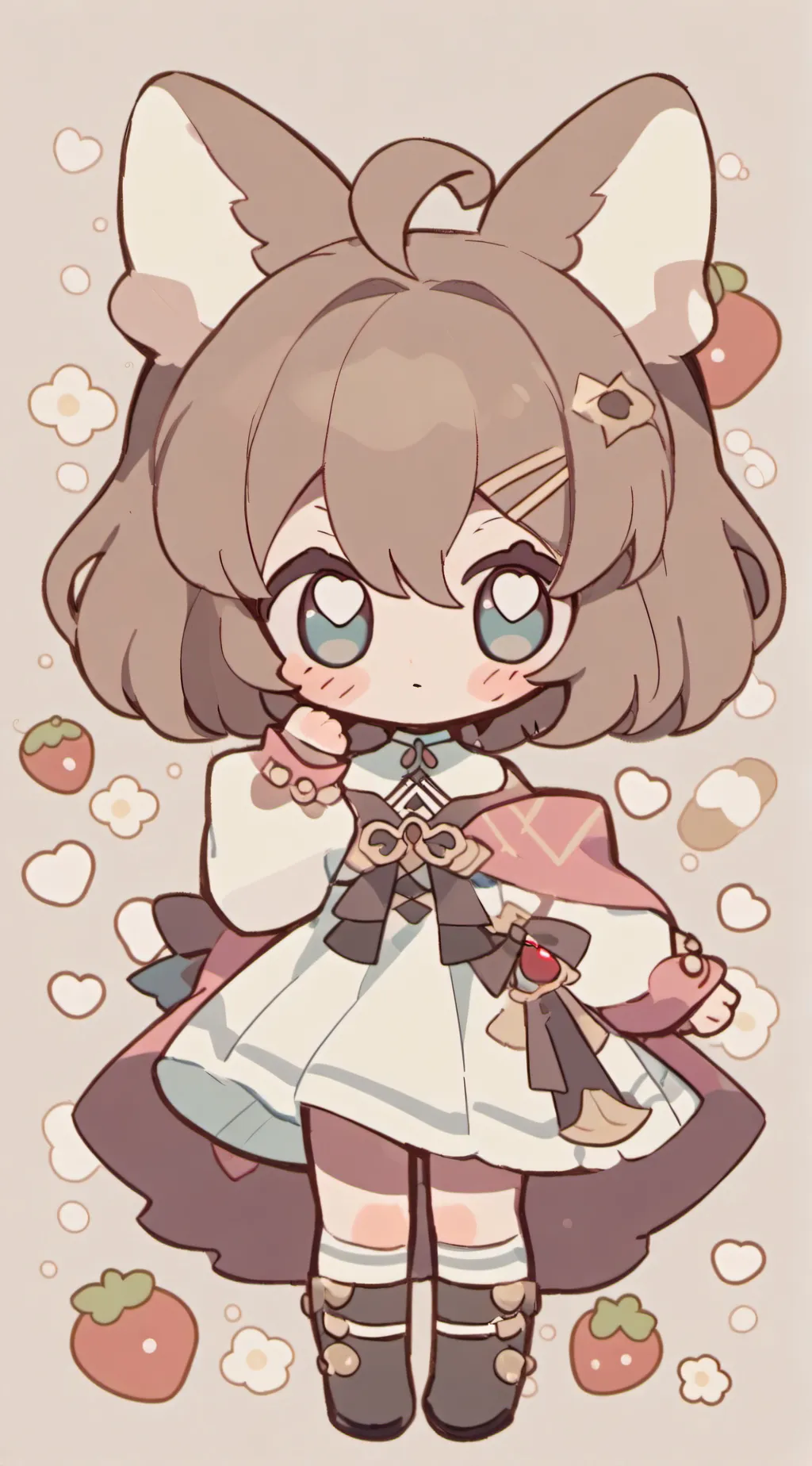 ai character: meh oc  background