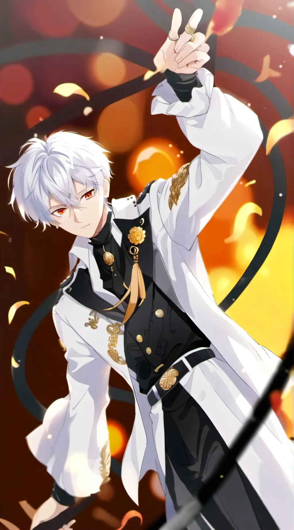 ai character: demon slayer  background