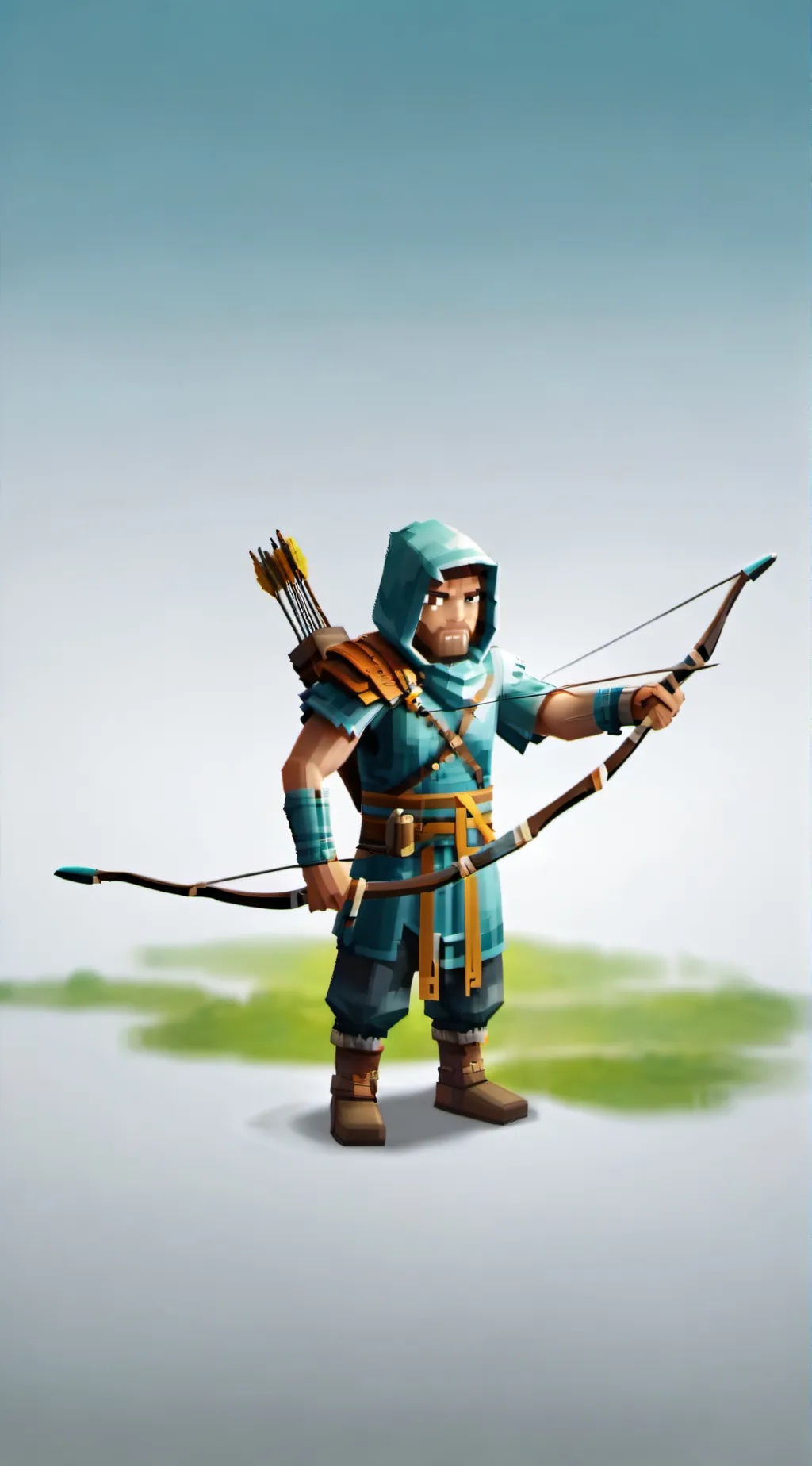 ai character: spixel background