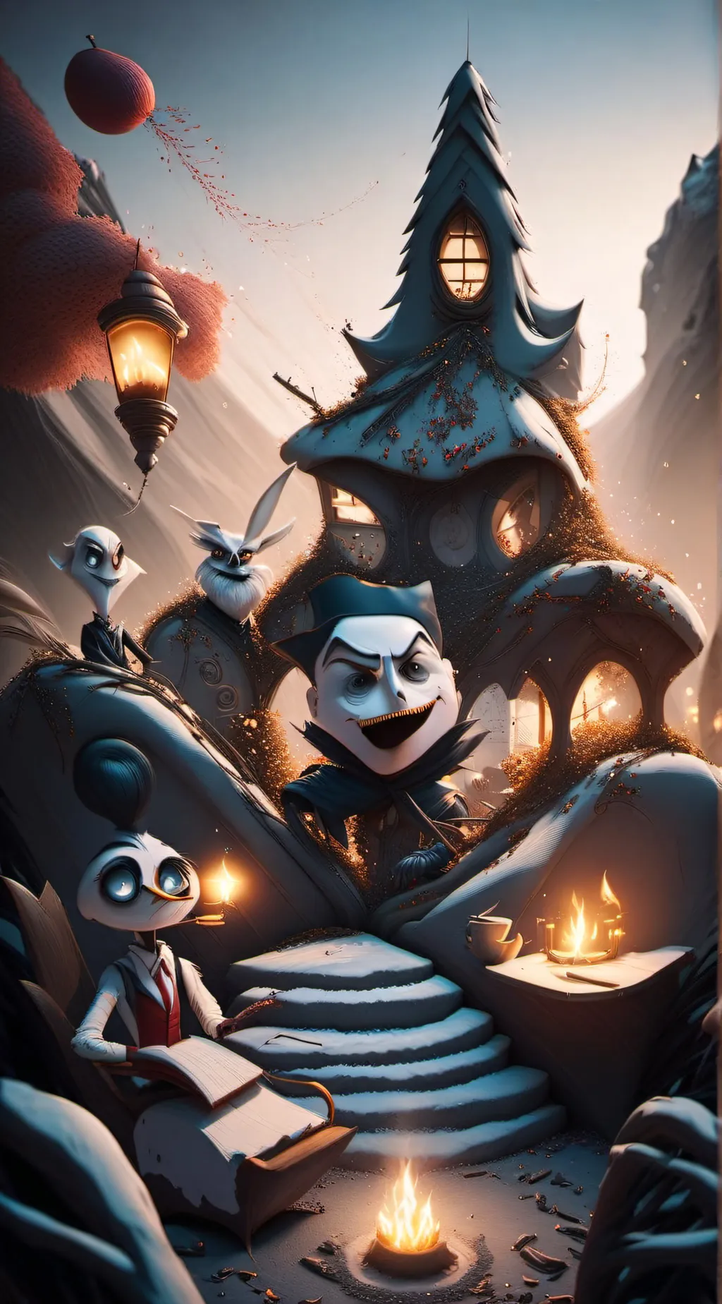 ai character: Hazbin hotel  background