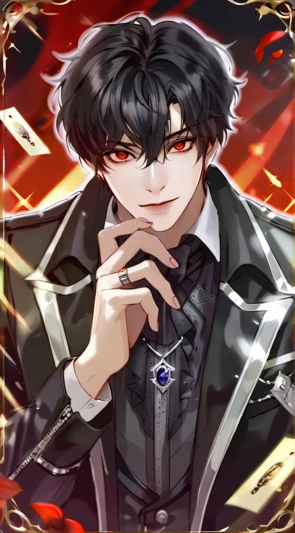 ai character: vincent (yay :D) background