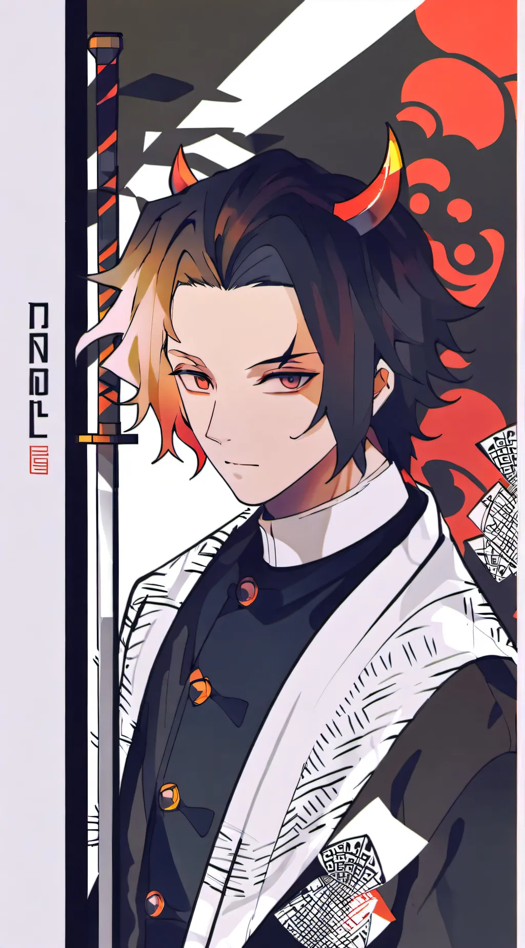 ai character: demon Slayer background