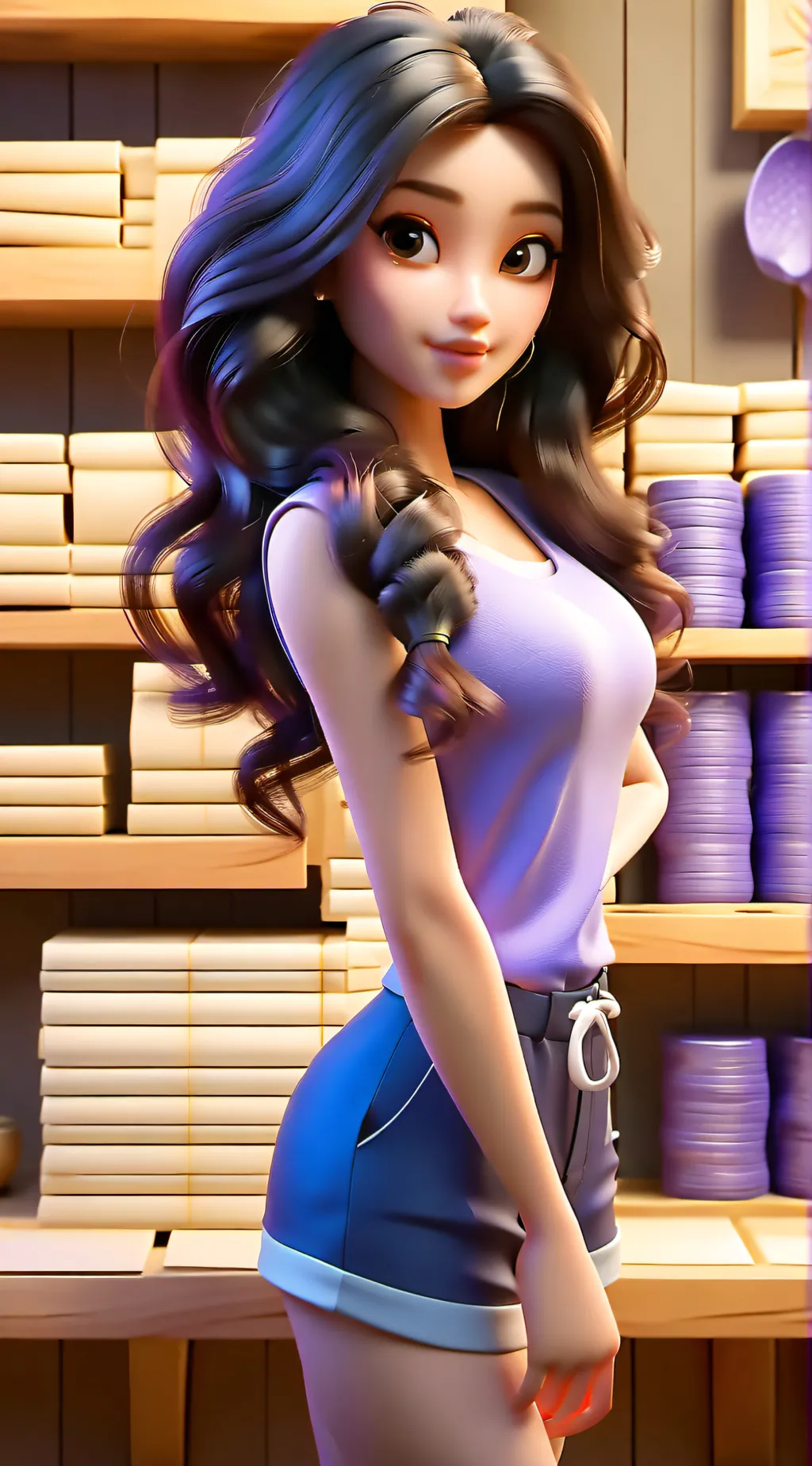 ai character: Stranger Things background